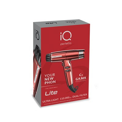 gama.professional IQ Lite Hairdryer - Red