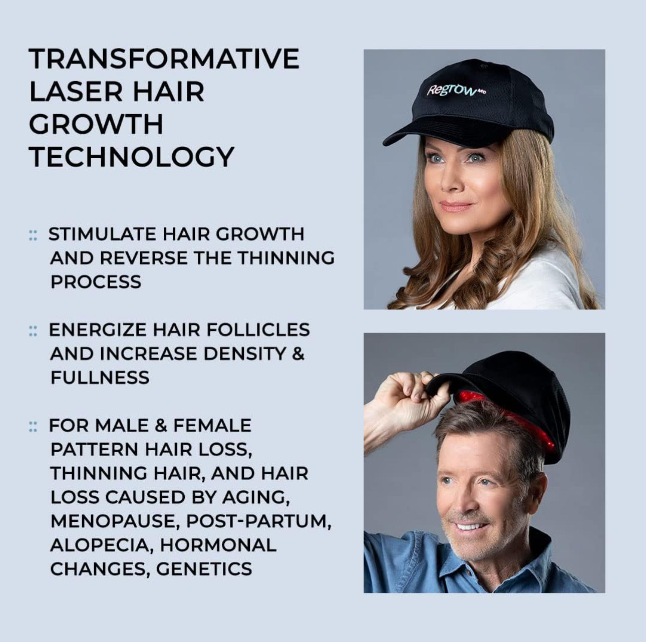 HairMax Regrow MD Laser Hair Growth Cap